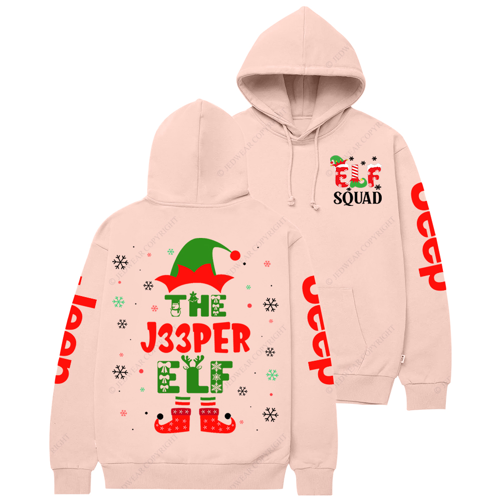 Elf Squad Christmas Jp Casual Hoodie