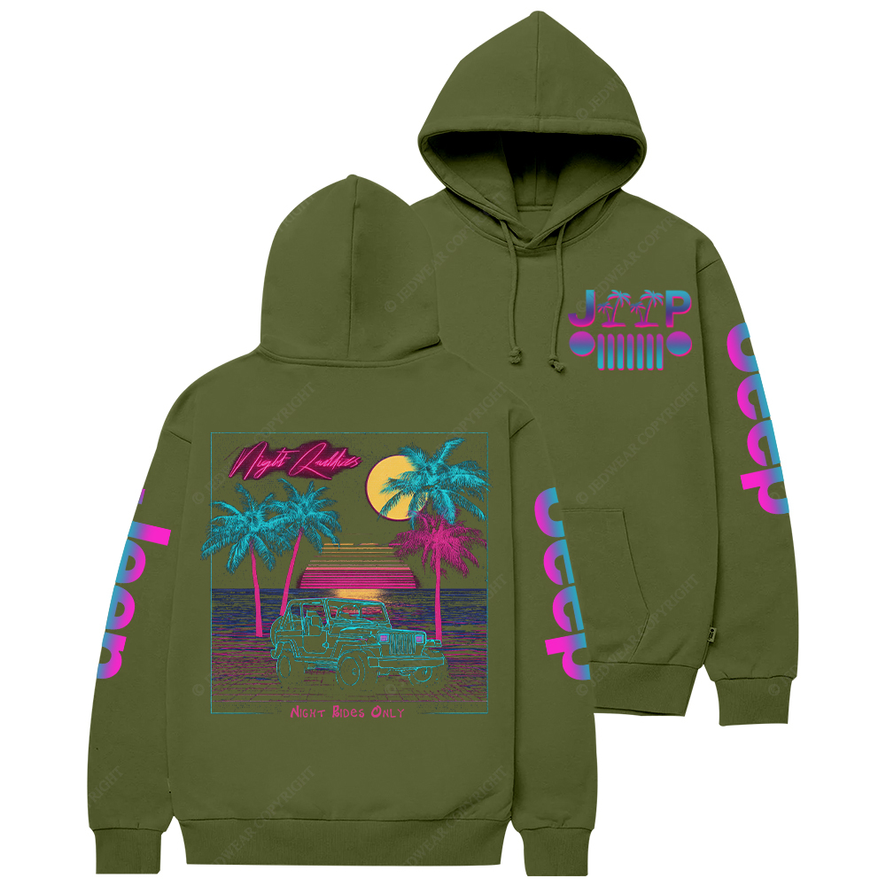 Night Rides Only Jp Casual Hoodie