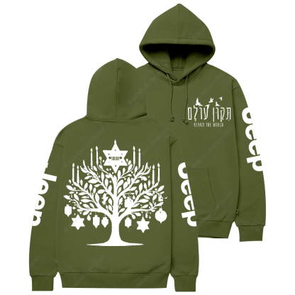 Happy Hanukkah Jewish Holiday Religious Jp Casual Hoodie