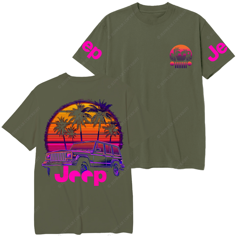 Palm Trees Beach Jp T-Shirt