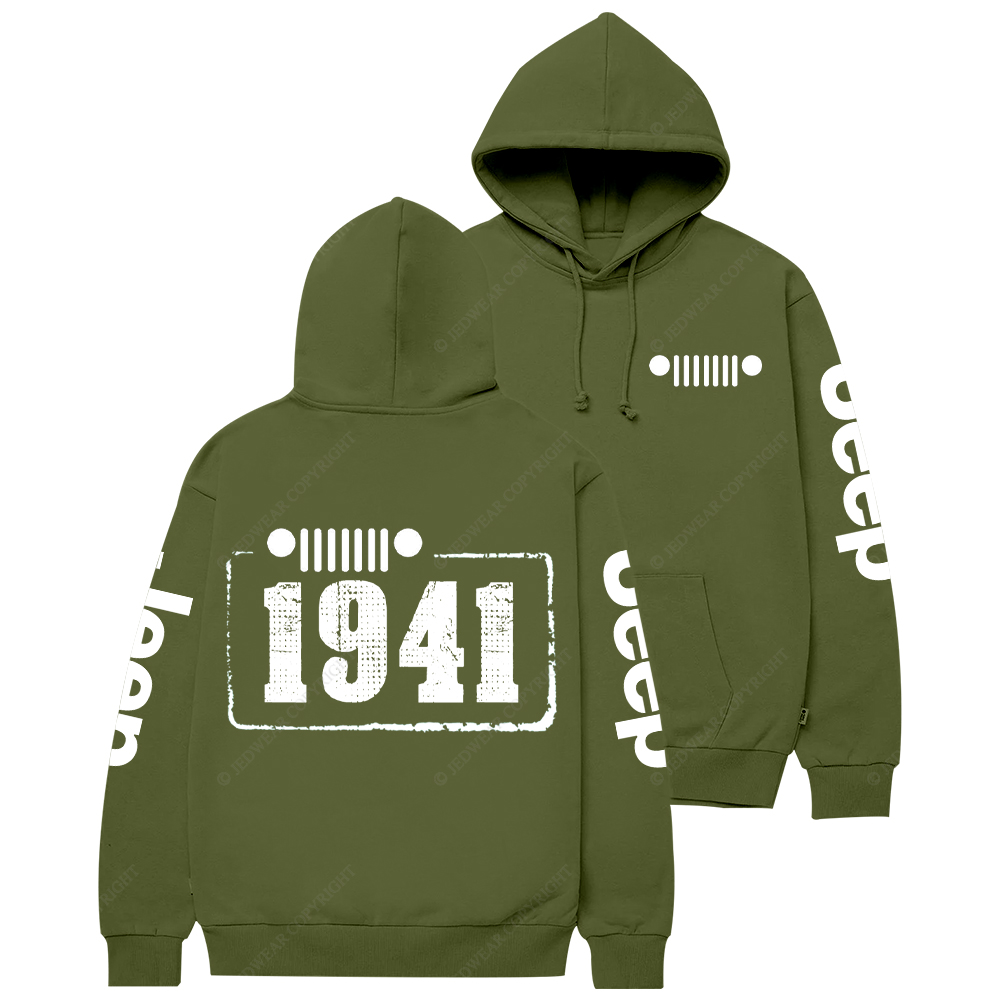 JP Created Times Since 1941 Vintage Style Jp Casual Hoodie