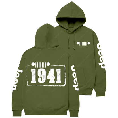 JP Created Times Since 1941 Vintage Style Jp Casual Hoodie