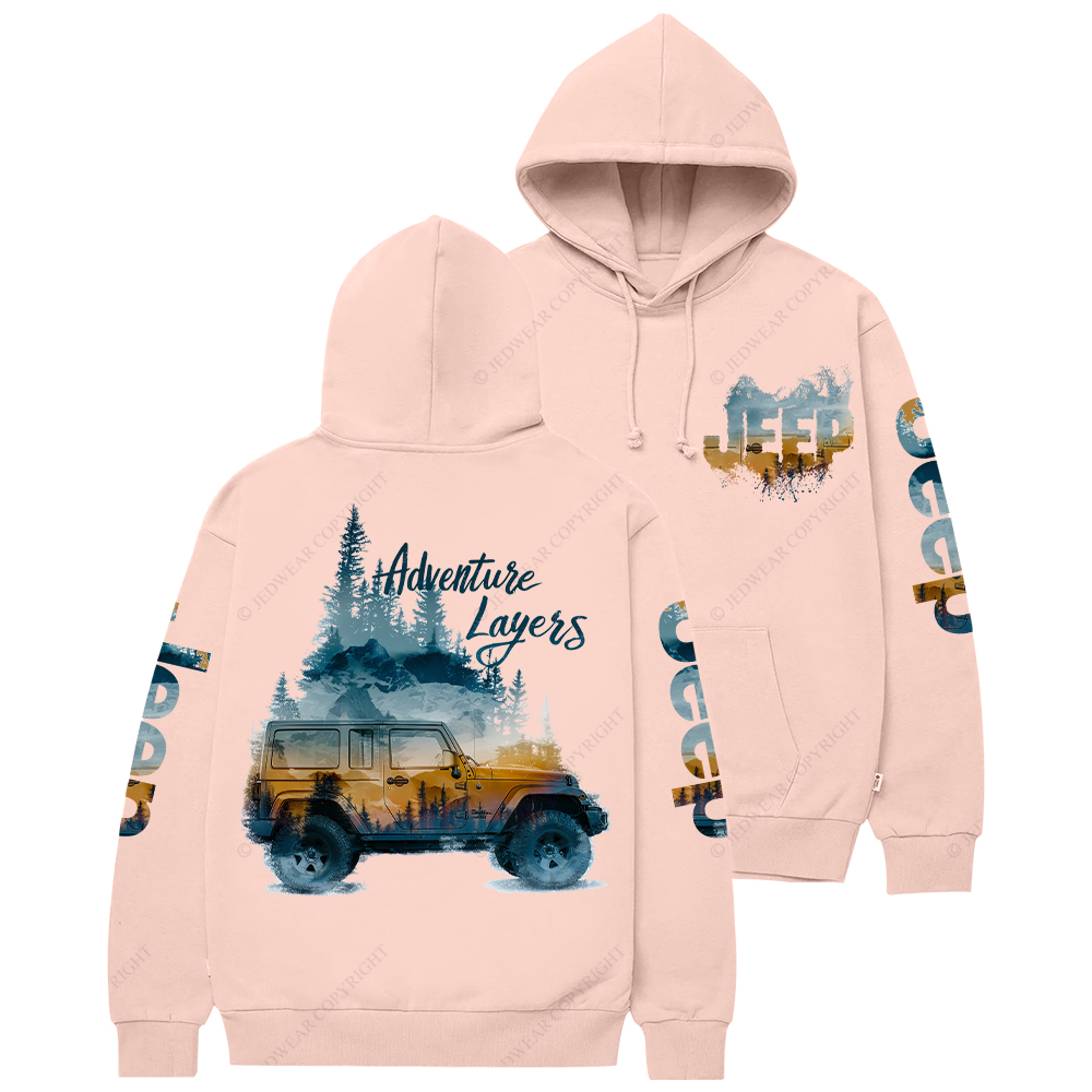 Adventure Layers Jp Casual Hoodie