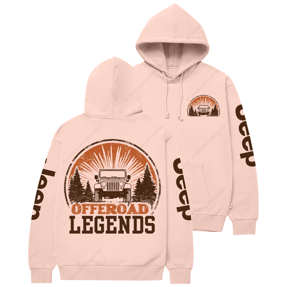 Off Road legends Jp Casual Hoodie