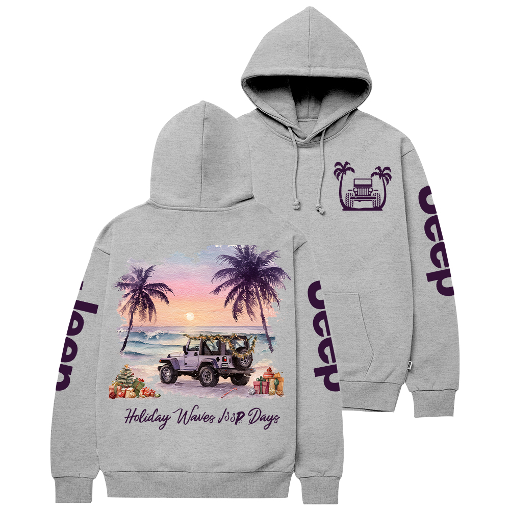 Holiday Waves Car Days Jp Casual Hoodie