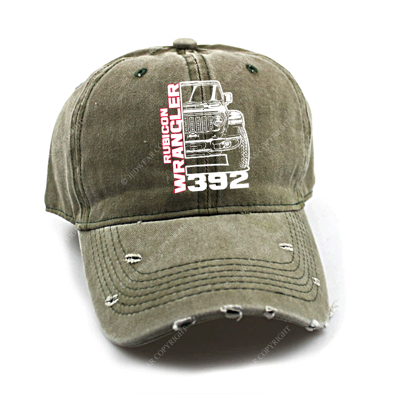 Rubicon Wrangler 392 V8 Trail King Off-Road Muscle Icon Jp Baseball Cap