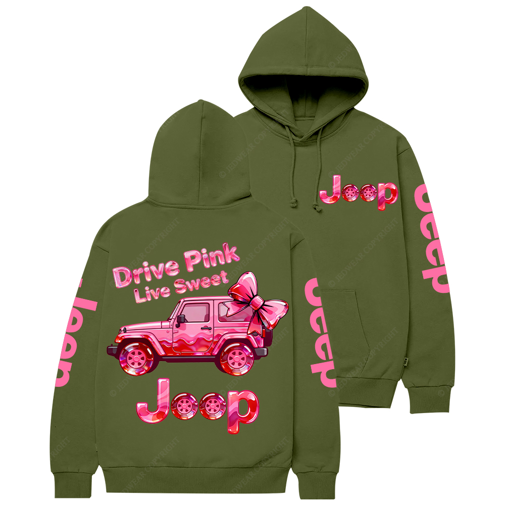 Drive Pink Live Sweet Candy Style Jp Casual Hoodie