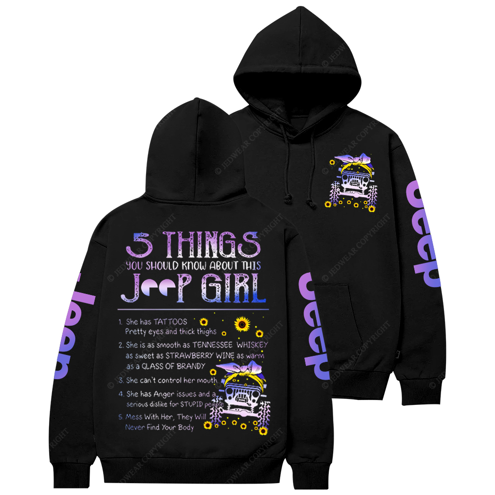 5 Things You Should Know About This Girl  Jp Casual Hoodie