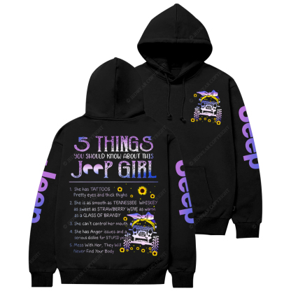 5 Things You Should Know About This Girl  Jp Casual Hoodie