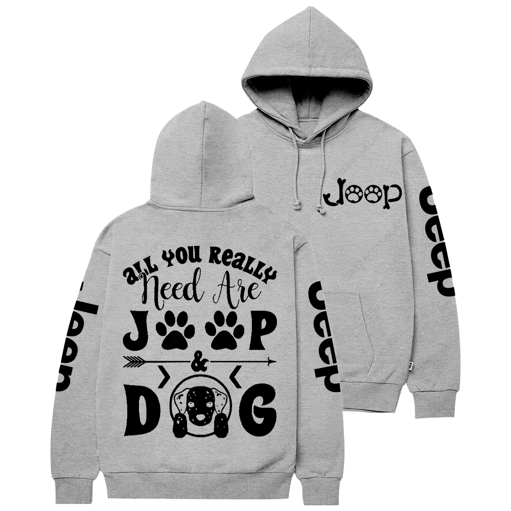 All You Really Need Are Car Dog Jp Casual Hoodie