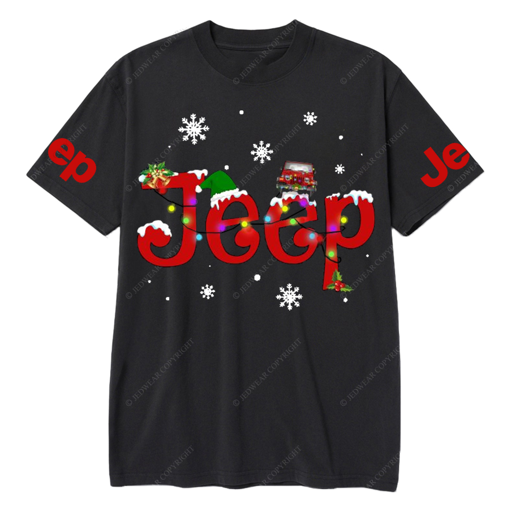 Funny Car Christmas Light Jp T-Shirt