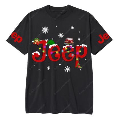 Funny Car Christmas Light Jp T-Shirt