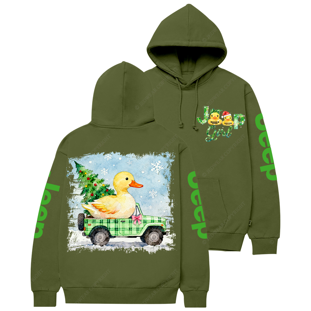 With Green Checkered Christmas Lights Jp Casual Hoodie