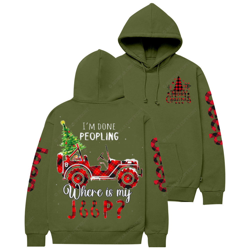 I'm Done Peopling Where Is My Jp Casual Hoodie