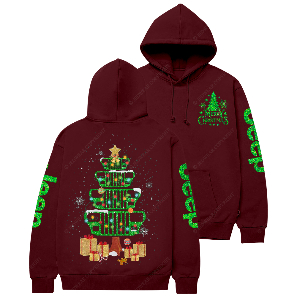 Pine Christmas Tree Jp Casual Hoodie
