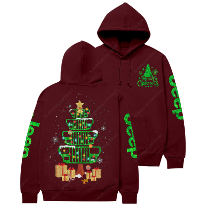 Pine Christmas Tree Jp Casual Hoodie