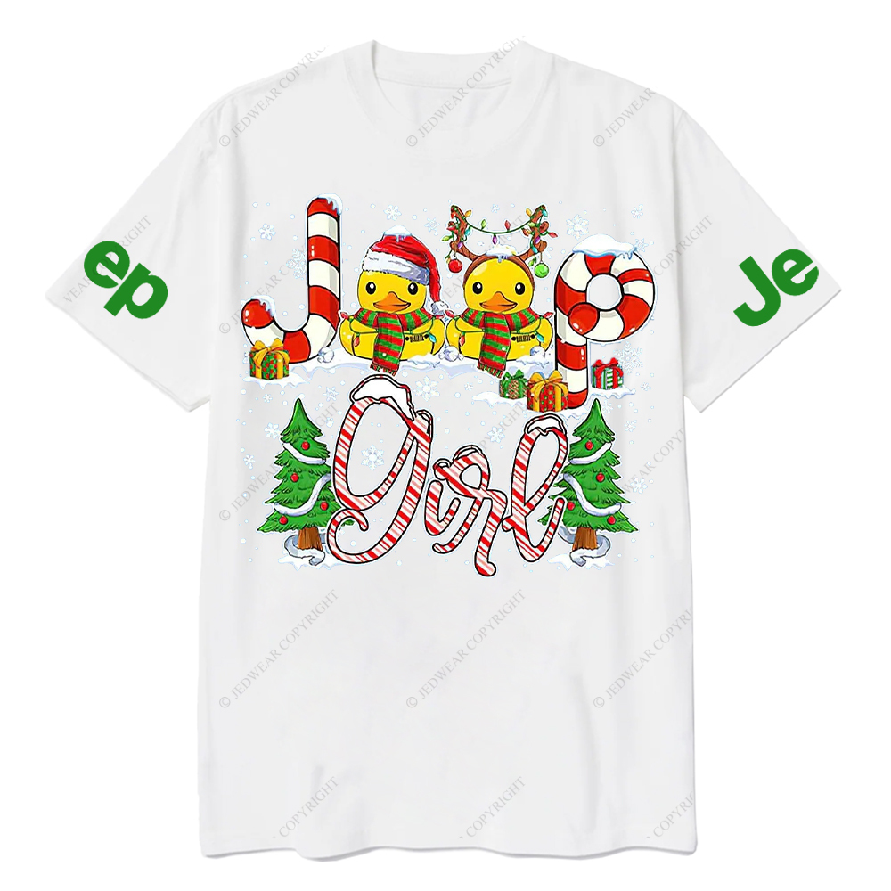 Duck Christmas Girl Jp T-Shirt