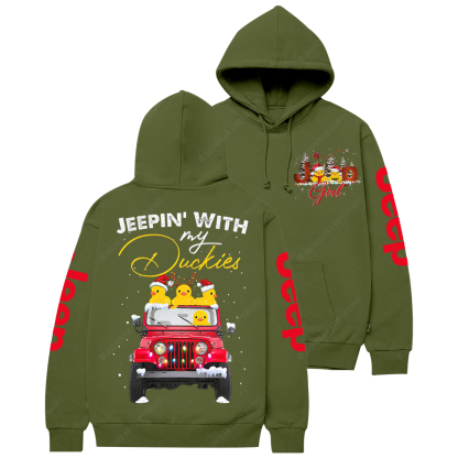 Duckies Jp Christmas Jp Casual Hoodie
