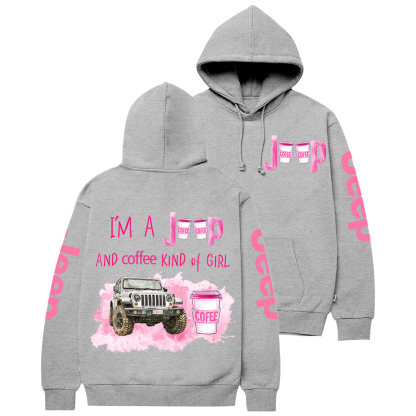 I‘m A Car And Coffee Kind Of Girl Jp Casual Hoodie