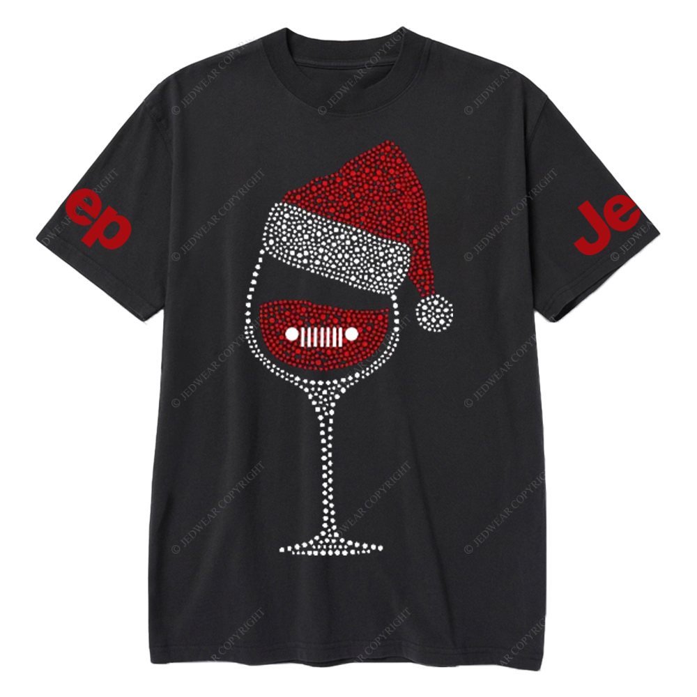 Bling Glowing Wine Glasses Jp T-Shirt