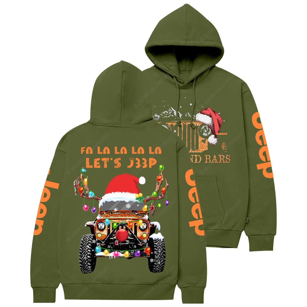 Merry Christmas Fa La La La La Let’s Jp Casual Hoodie