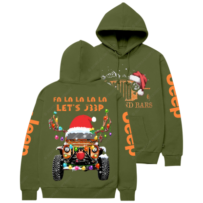 Merry Christmas Fa La La La La Let’s Jp Casual Hoodie