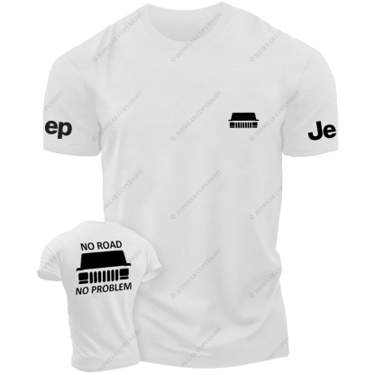 NO Road No Problem Front And Rear Design JP T-Shirt