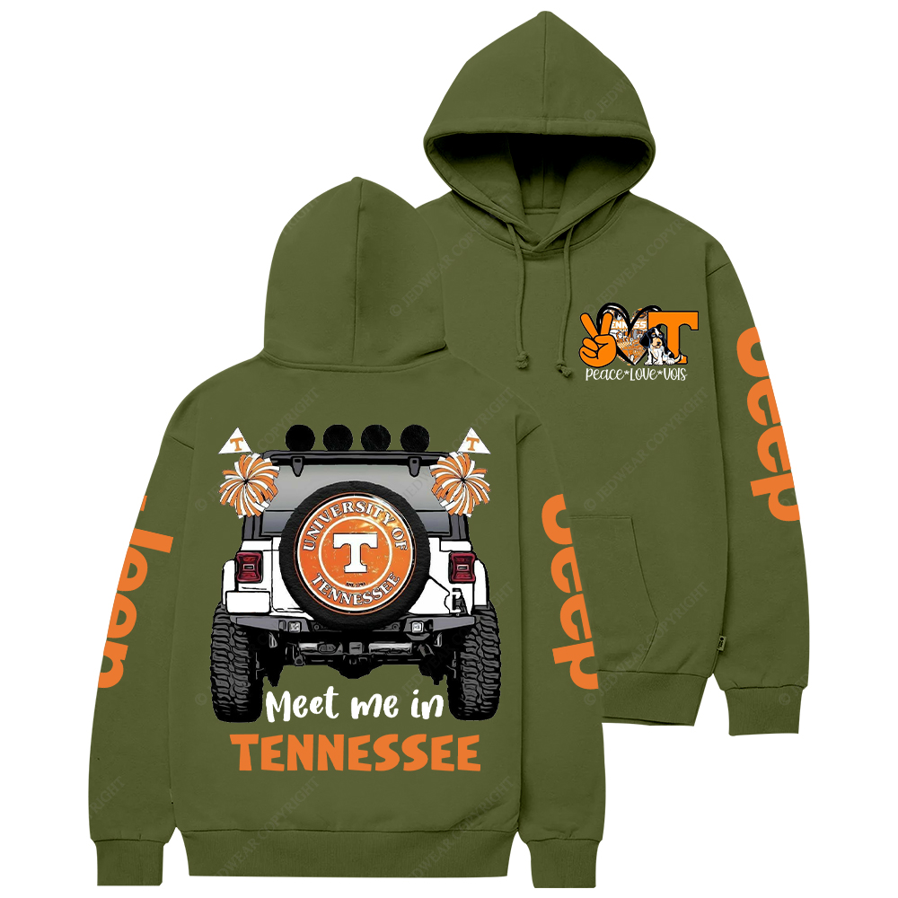 Meet Me In Tennessee Football Jp Casual Hoodie