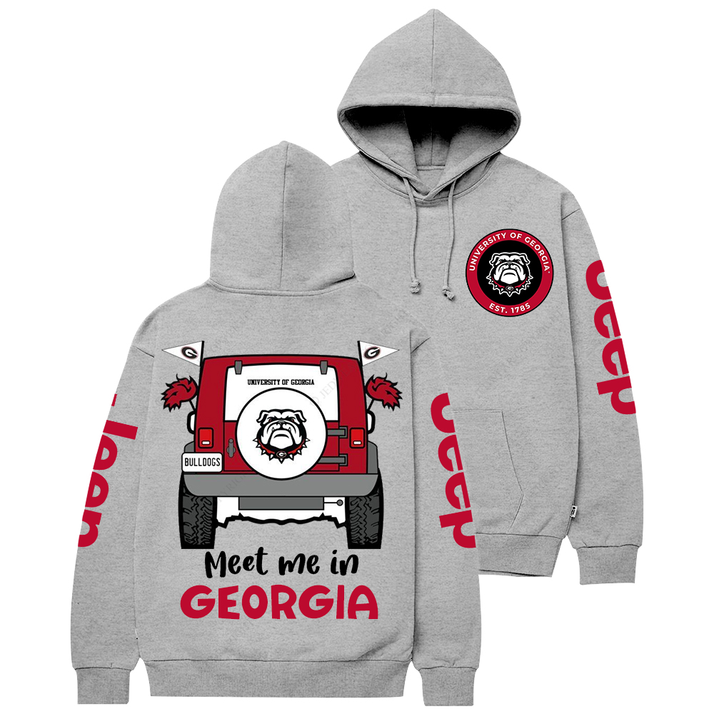 Georgia Bulldogs Football Jp Casual Hoodie