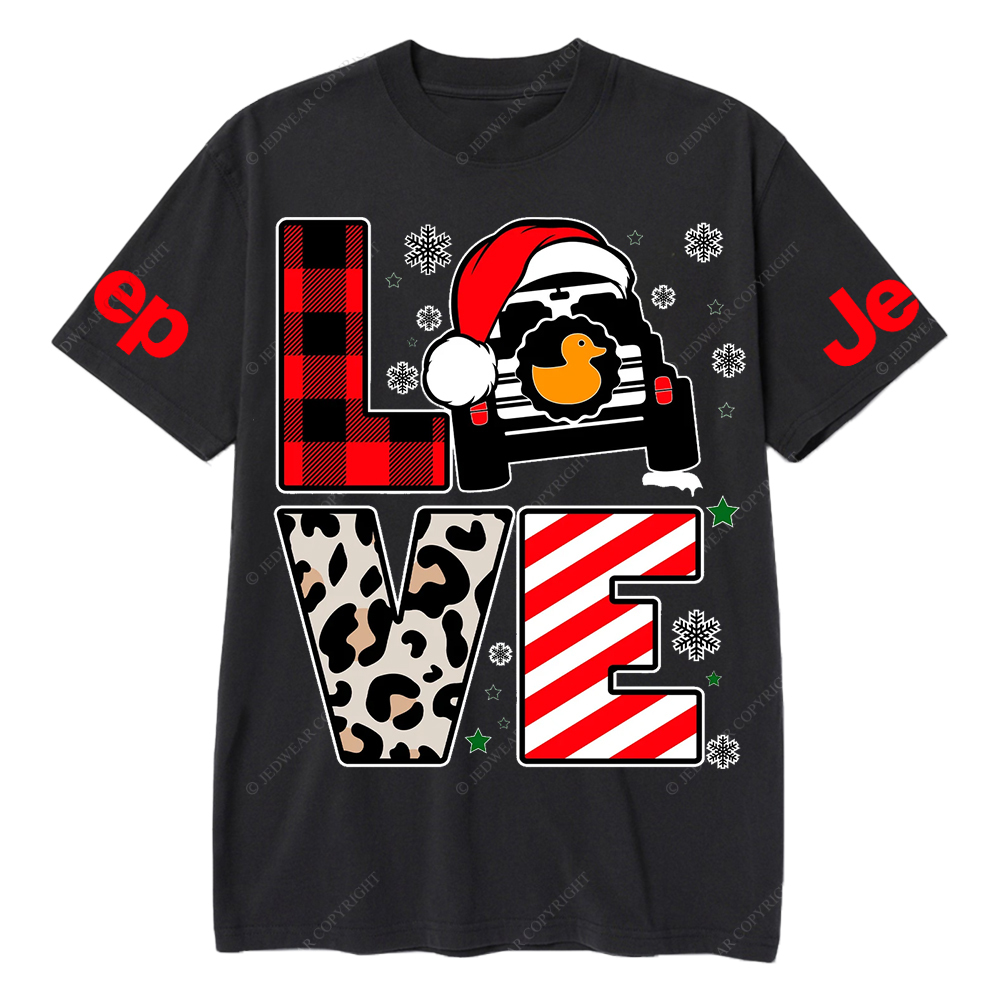 Merry Christmas Duck Snow Jp T-Shirt