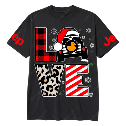 Merry Christmas Duck Snow Jp T-Shirt