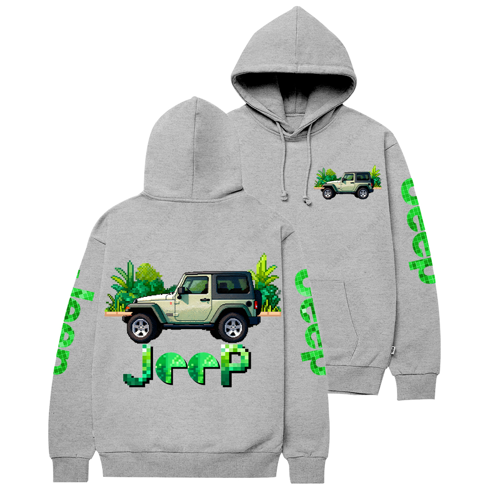 Pixel Outdoor Off-Road Vehicle Jp Casual Hoodie