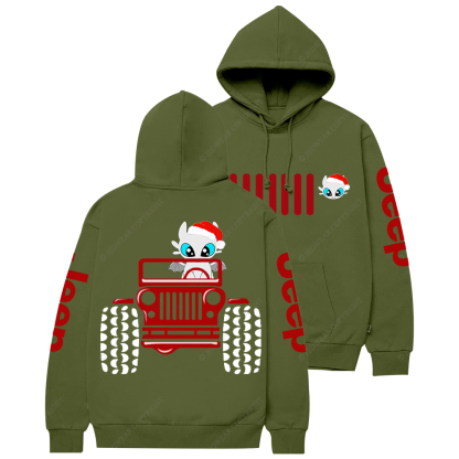 Toothless Driving Off-Road Vehicle Jp Casual Hoodie