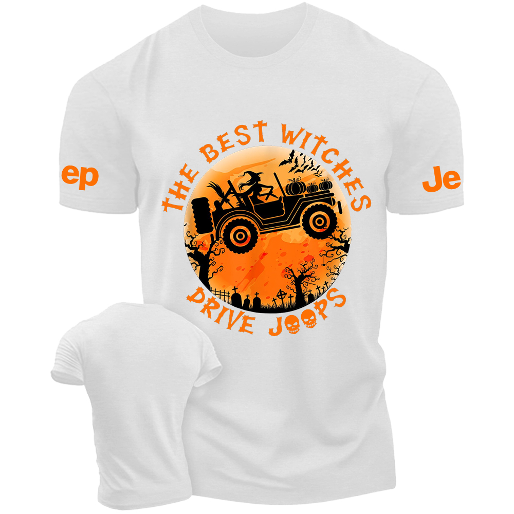 JP Halloween The Best Witches Drive Skull  Bat JP T-Shirt