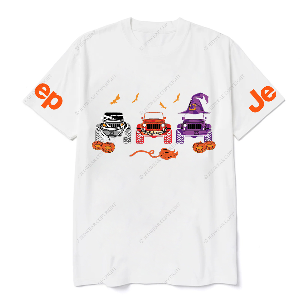 Jp Pumpkin Halloween Skull Bat Clown T-Shirt