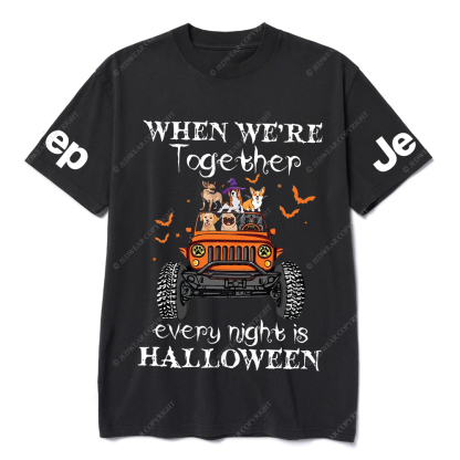 When Were Together Every Night Is Halloween Jp T-Shirt