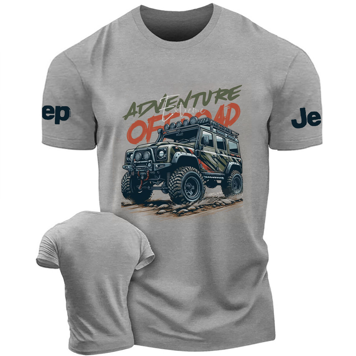 Extream Off Road Adventure Car Design T-Shirt