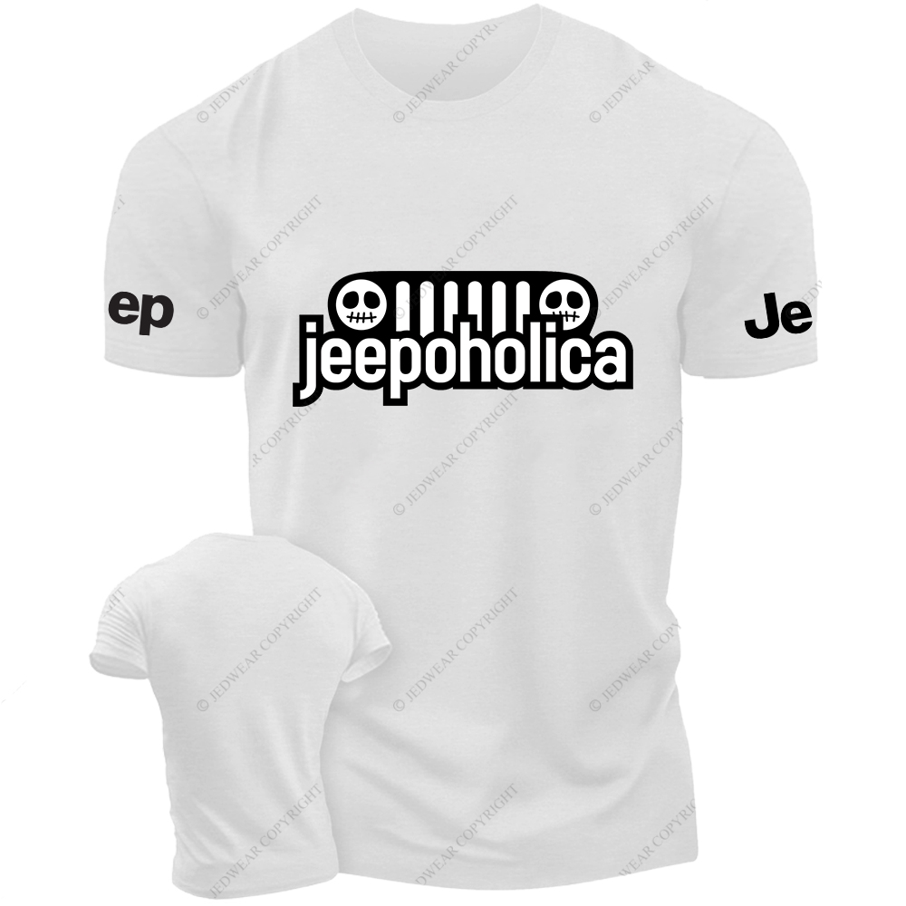 Halloween Jeepoholica Skull Four-Wheeler Jp T-Shirt