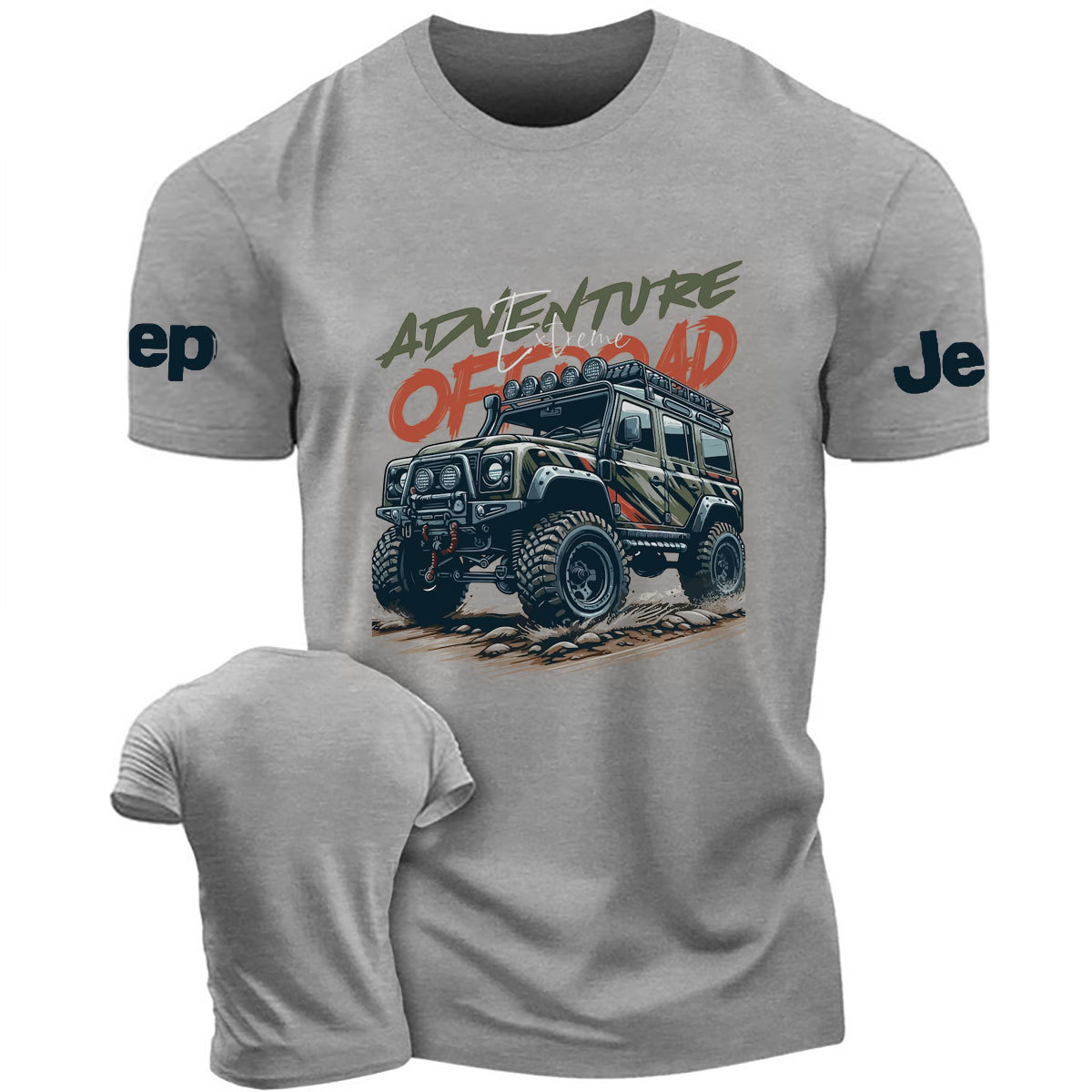 Extream Off Road Adventure Car Design T-Shirt
