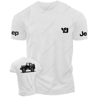 Jp YJ Car Model Front And Rear Design  Jp T-Shirt