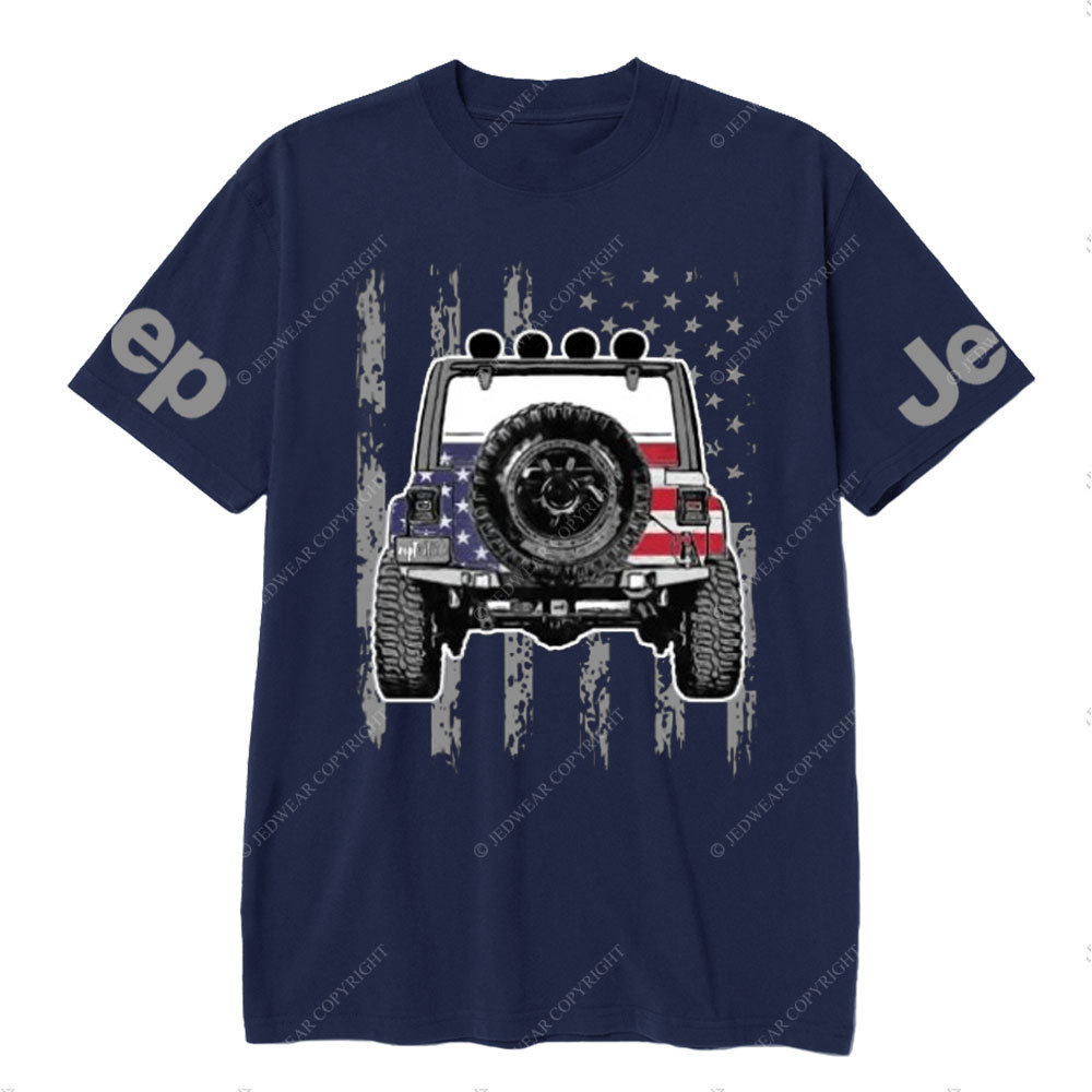 Jp Wrangler US Flag Jp Lover T-Shirt
