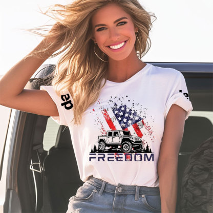 Jp 4th of July Freedom Women T-Shirt