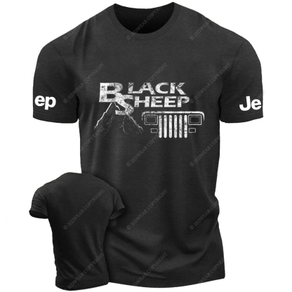 Jp Black Sheep Mountains Silhouette  Jp T-Shirt