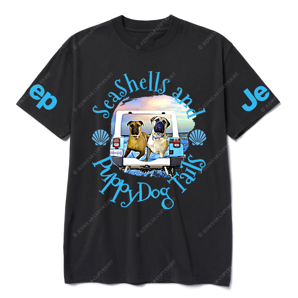 SeaShells And Puppy Dog Tails Jp T-Shirt