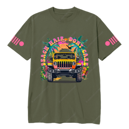 Colorful Beach Hair Don't Care T-Shirt