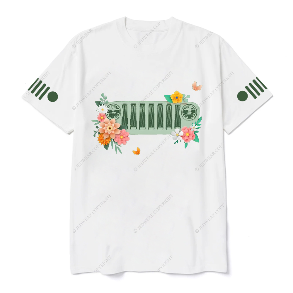 Colorful  Flower Leaves T-Shirt