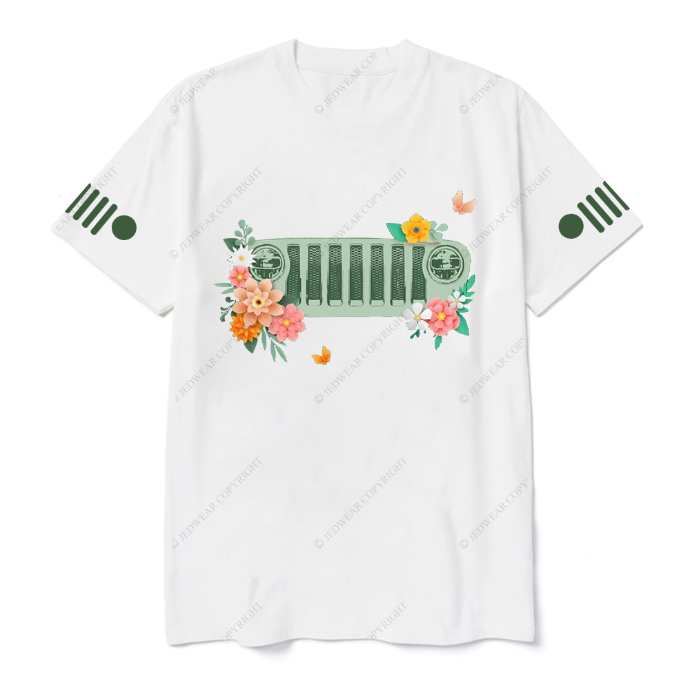 Colorful  Flower Leaves T-Shirt