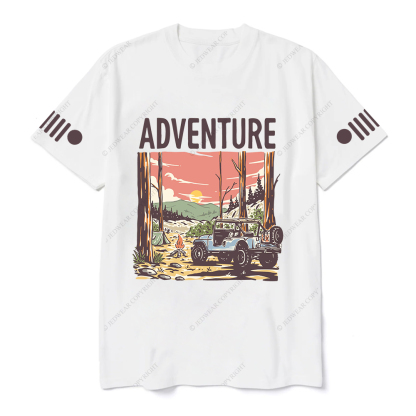 Colorful  Adventure Fire Sun Trees Jp T-Shirt