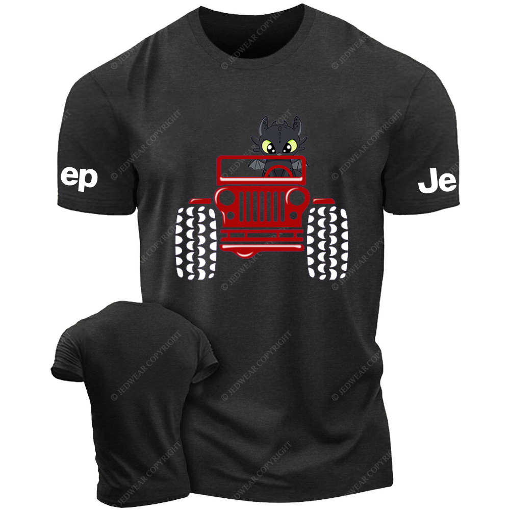 Halloween A Little Bat Is Driving A Car Jp T-Shirt