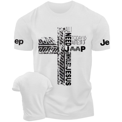 Religion Cross All I Need Jp And Jesus Today Is A Little Bit Of Jp T-Shirt